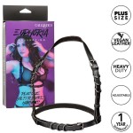 CALIFORNIA EXOTICS - EUPHORIA PLUS SIZE HALTER BUCKLE HARNESS SCHWARZ